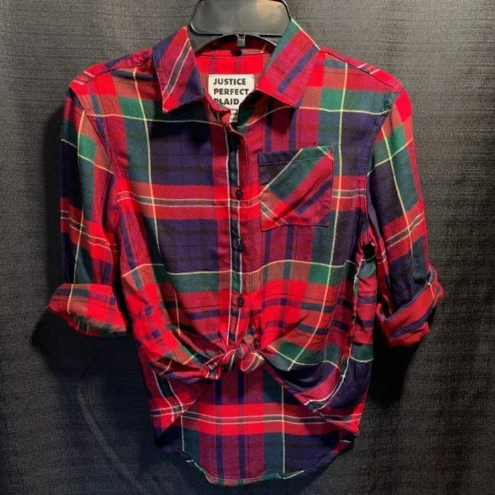 Justice “perfect plaid”